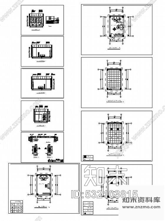 施工图湖南标准办公室装修图cad施工图下载【ID:532103815】
