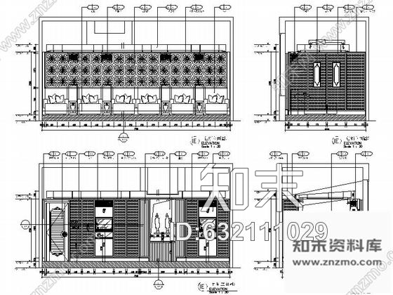 施工图杭州经济圈核心城市高端奢华品牌休闲养生足疗会所设计施工图cad施工图下载【ID:632111029】