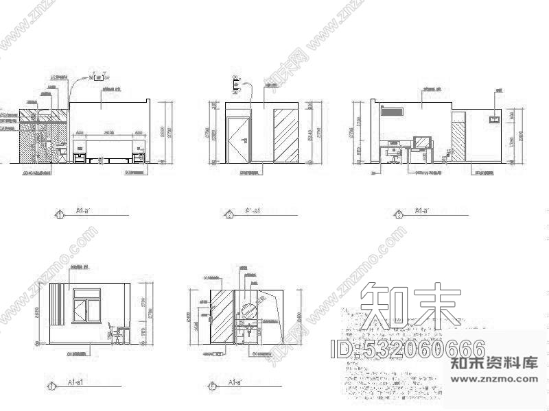 施工图上海某酒店装饰装修图cad施工图下载【ID:532060666】