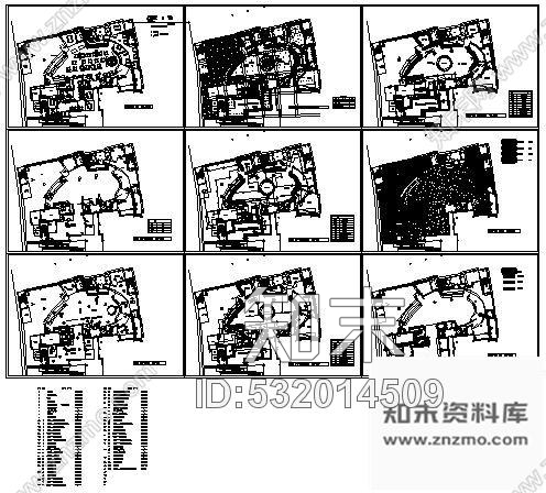 施工图中关村餐厅设计图纸cad施工图下载【ID:532014509】