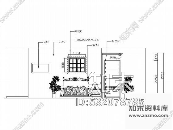 施工图洋华堂品牌家纺专卖店设计图cad施工图下载【ID:532078785】