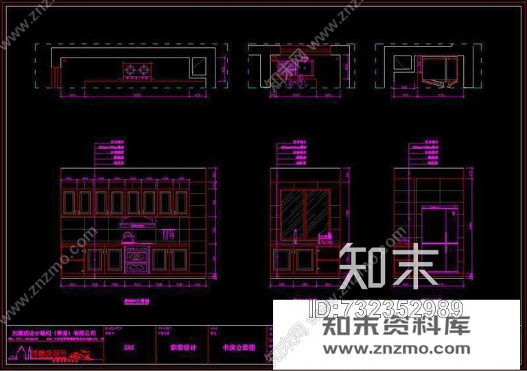 河南洛阳130平米中式设计-洛阳牡丹cad施工图下载【ID:732352989】
