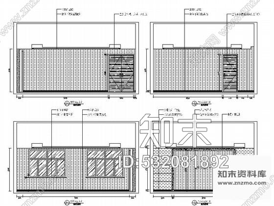 施工图安徽简洁综合办公楼大会议室装修施工图cad施工图下载【ID:532081892】
