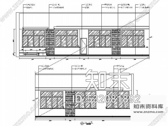 施工图安徽简洁综合办公楼大会议室装修施工图cad施工图下载【ID:532081892】