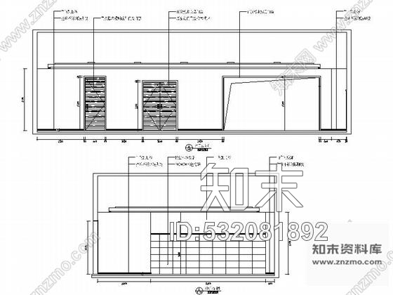 施工图安徽简洁综合办公楼大会议室装修施工图cad施工图下载【ID:532081892】