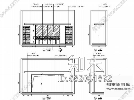 施工图安徽简洁综合办公楼大会议室装修施工图cad施工图下载【ID:532081892】