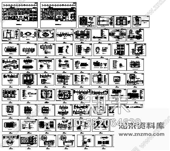 施工图休闲酒店四层装修施工图cad施工图下载【ID:532064639】