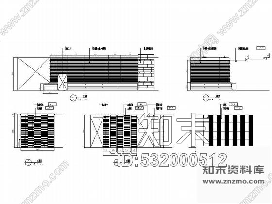 施工图沈阳甲级事务所设计美食快餐广场施工图含效果图cad施工图下载【ID:532000512】