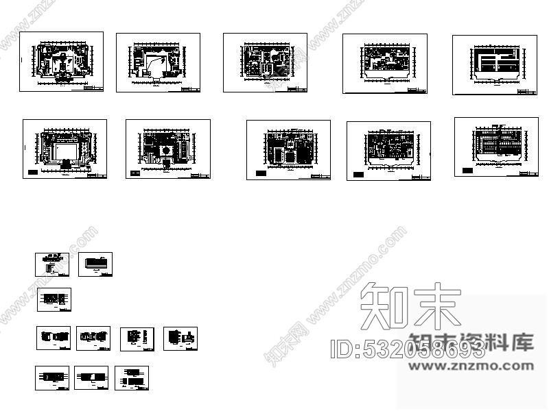 施工图北京某国际酒店装修图cad施工图下载【ID:532058693】