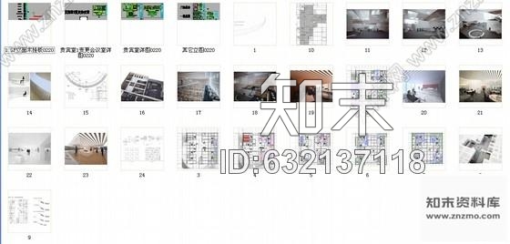 施工图天津某图书馆部分室内装修施工图含方案cad施工图下载【ID:632137118】