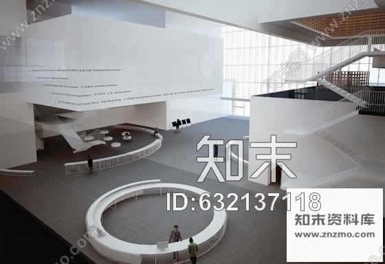 施工图天津某图书馆部分室内装修施工图含方案cad施工图下载【ID:632137118】