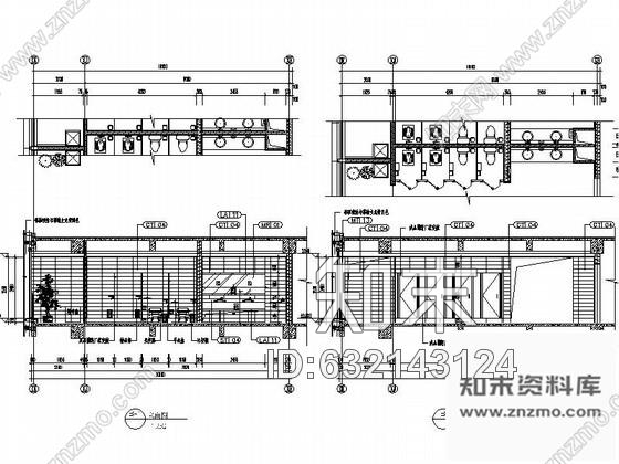 施工图标准层公共卫生间装修图施工图下载【ID:632143124】