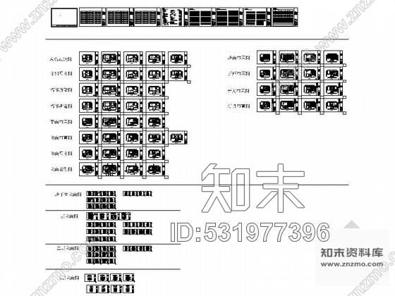 施工图武汉国家级体育生态豪宅区豪华三层别墅CAD装修施工图cad施工图下载【ID:531977396】