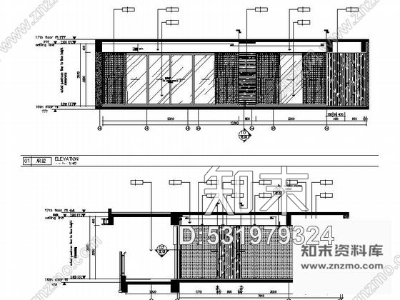 施工图深圳纯大户豪宅现代风格四居室室内装修施工图cad施工图下载【ID:531979324】