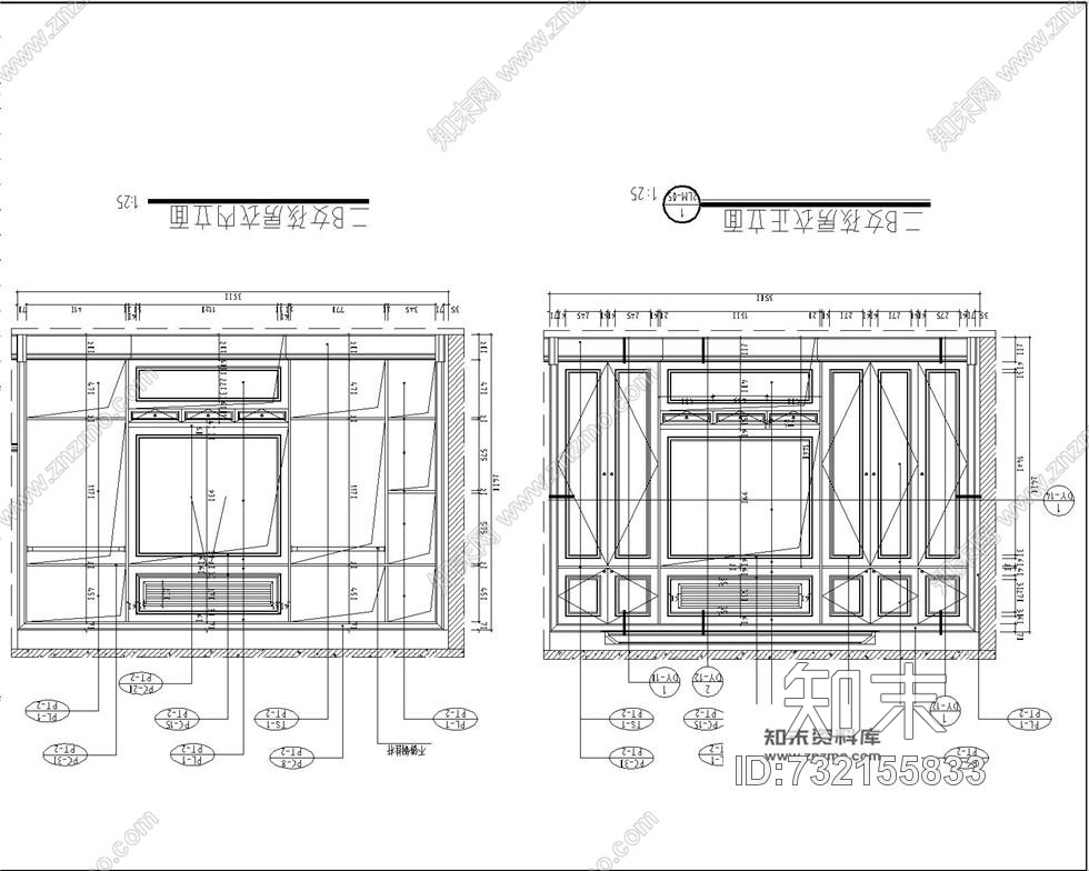 法式新贵|浪漫满屋欧式别墅室内装修施工图含实景照片cad施工图下载【ID:732155833】