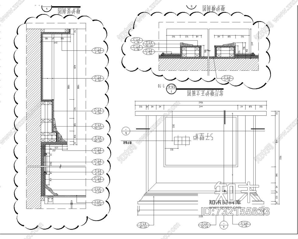 法式新贵|浪漫满屋欧式别墅室内装修施工图含实景照片cad施工图下载【ID:732155833】