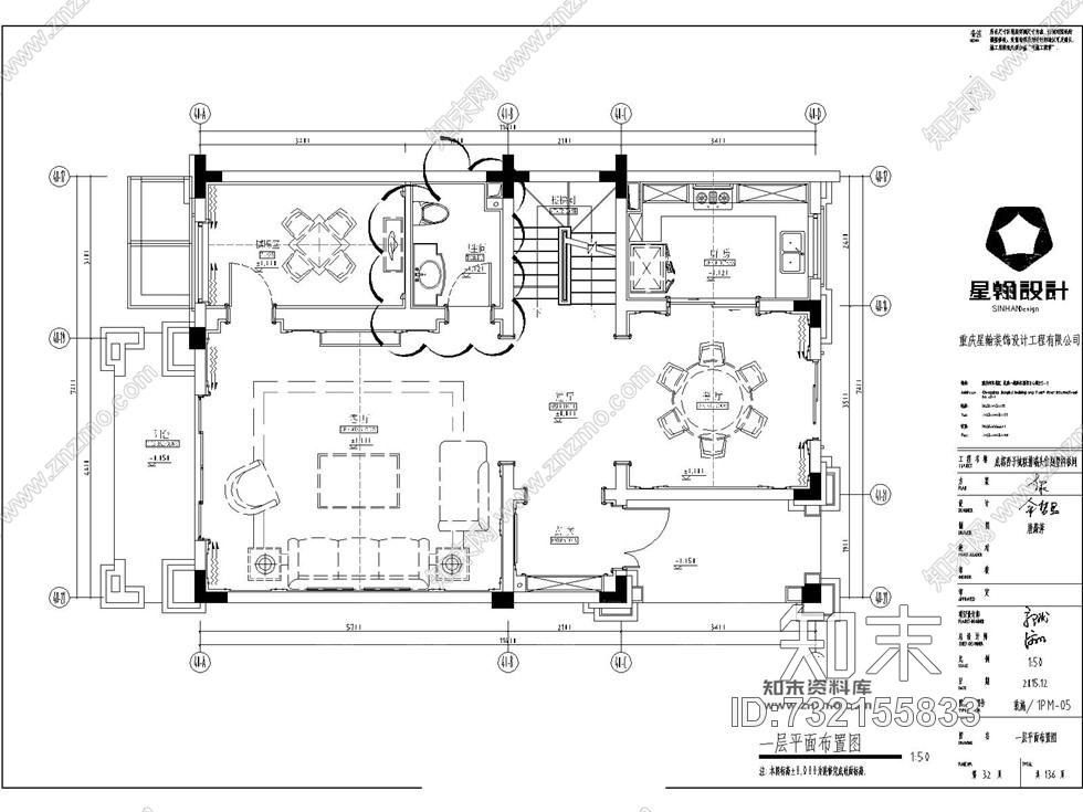 法式新贵|浪漫满屋欧式别墅室内装修施工图含实景照片cad施工图下载【ID:732155833】