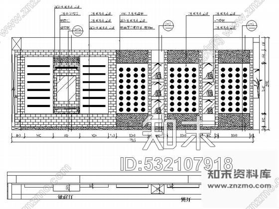 施工图河南现代化高科技企业混搭风格灯饰展厅装修施工图含效果cad施工图下载【ID:532107918】