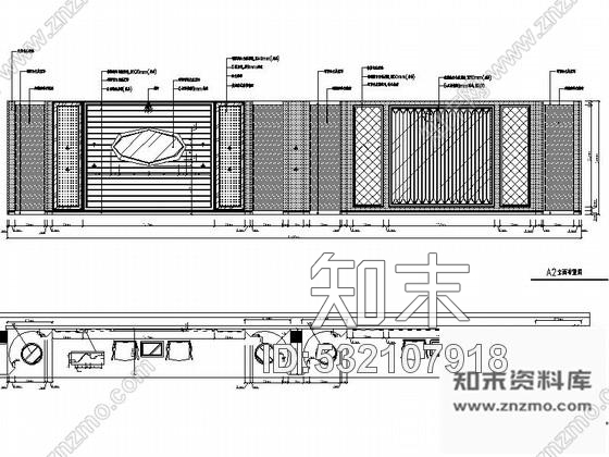 施工图河南现代化高科技企业混搭风格灯饰展厅装修施工图含效果cad施工图下载【ID:532107918】