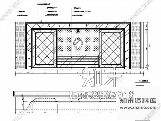 施工图河南现代化高科技企业混搭风格灯饰展厅装修施工图含效果cad施工图下载【ID:532107918】