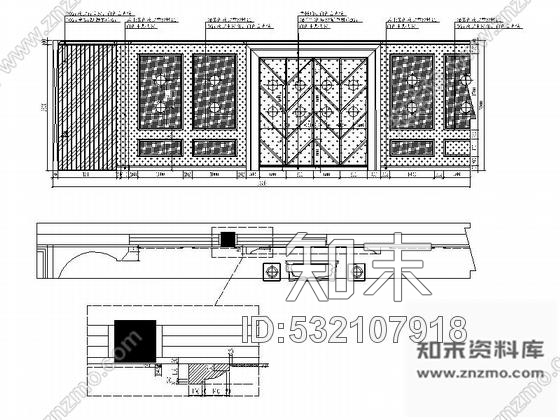 施工图河南现代化高科技企业混搭风格灯饰展厅装修施工图含效果cad施工图下载【ID:532107918】