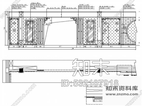 施工图河南现代化高科技企业混搭风格灯饰展厅装修施工图含效果cad施工图下载【ID:532107918】