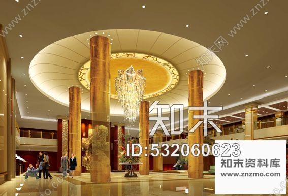 施工图山西某国际大酒店装修图(含效果)cad施工图下载【ID:532060623】