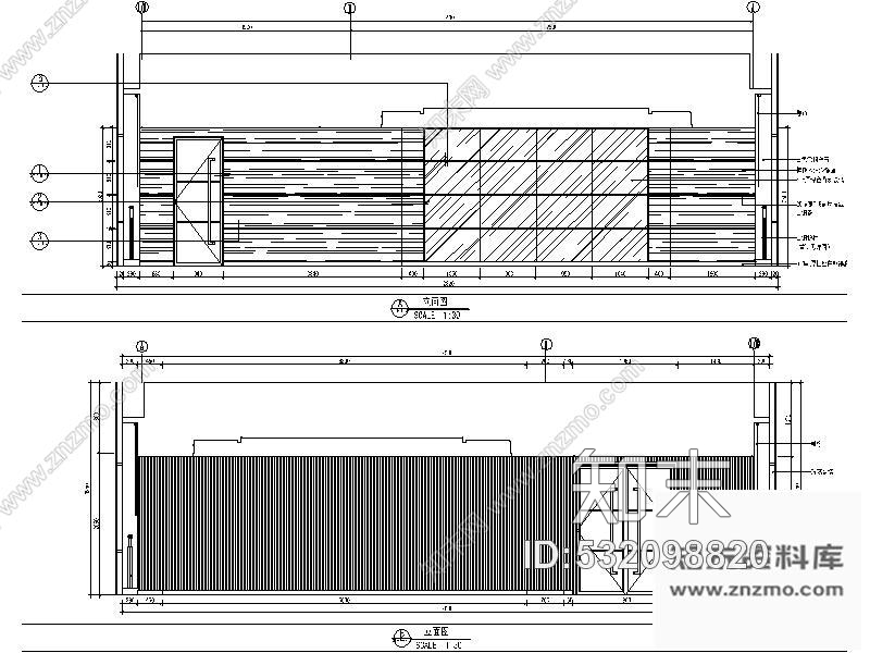 施工图某烟厂办公楼会议室装修施工图cad施工图下载【ID:532098820】