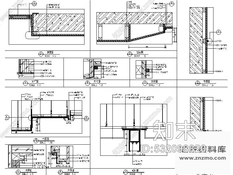 施工图某烟厂办公楼会议室装修施工图cad施工图下载【ID:532098820】