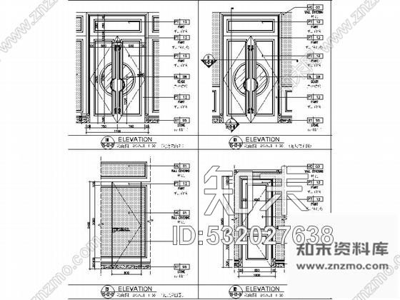 施工图河北投资5.5亿国际五星级豪华欧式商务酒店装修施工图含效果cad施工图下载【ID:532027638】