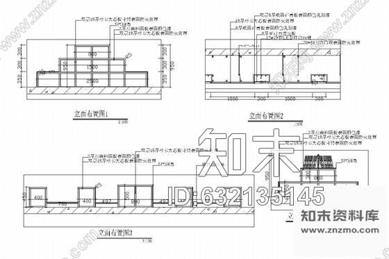 施工图福建重点实验小学图书馆室内装修图含实景图cad施工图下载【ID:632135145】