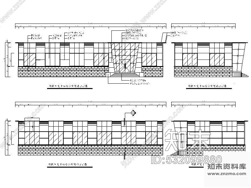 施工图科技研发中心办公空间装修图cad施工图下载【ID:532099880】