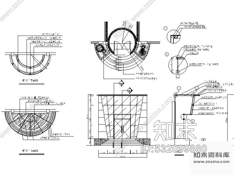 施工图科技研发中心办公空间装修图cad施工图下载【ID:532099880】