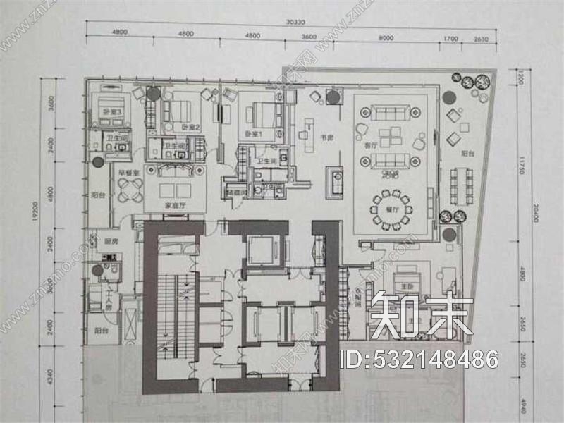 深圳湾一号梁志天-深圳鵬瑞中心·深圳湾1号(T7莱佛士展厅)深化方案cad施工图下载【ID:532148486】