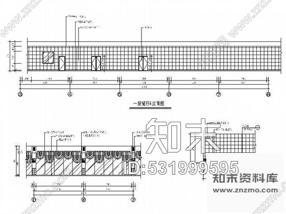 施工图企业员工综合食堂楼装修图cad施工图下载【ID:531999595】