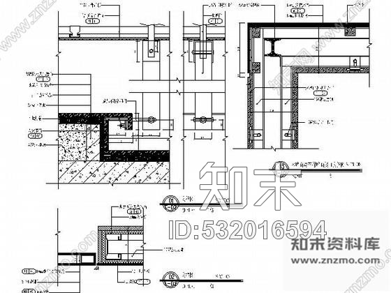 施工图北京某双层品牌茶馆施工图cad施工图下载【ID:532016594】