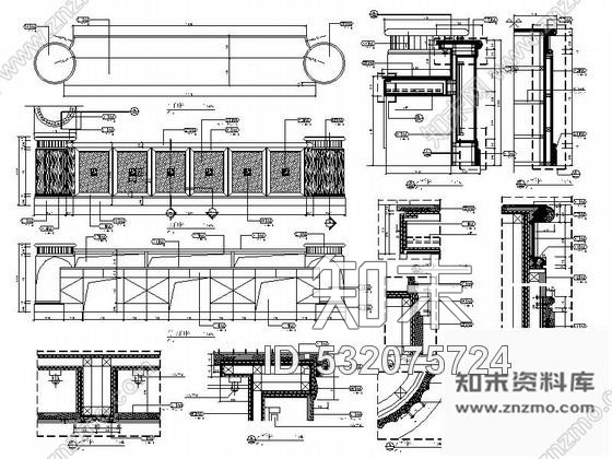 施工图天津某地产售楼处室内装修图cad施工图下载【ID:532075724】