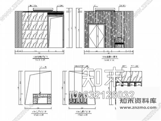 施工图北京豪华时尚KTV包厢室内设计施工图cad施工图下载【ID:632126032】