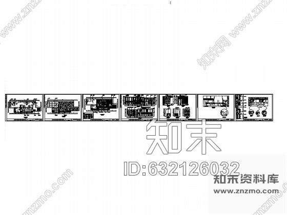 施工图北京豪华时尚KTV包厢室内设计施工图cad施工图下载【ID:632126032】