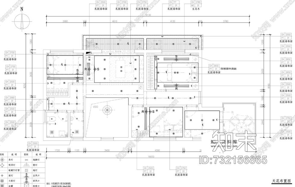 杭州力设计--杭州千岛湖中式别墅室内装修施工图含实景照片cad施工图下载【ID:732156865】