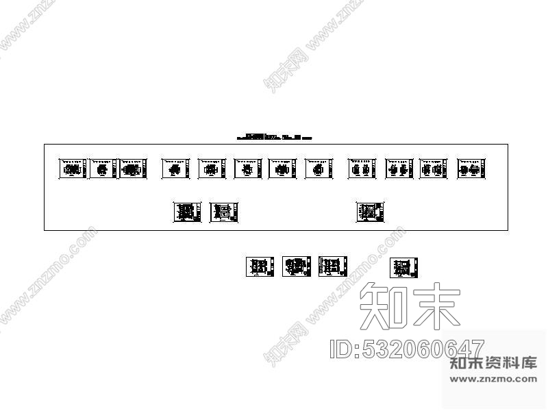 施工图某国际度假酒店双人套间竣工图cad施工图下载【ID:532060647】