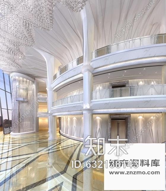 施工图江苏某剧院大剧场后厅施工图含效果cad施工图下载【ID:632138143】