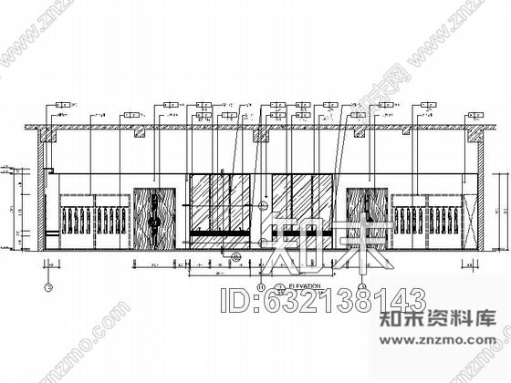 施工图江苏某剧院大剧场后厅施工图含效果cad施工图下载【ID:632138143】