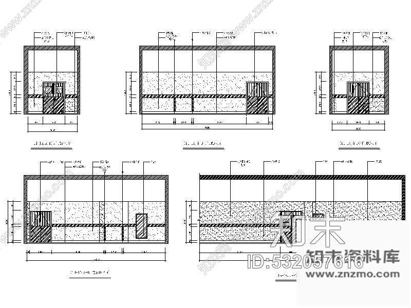 施工图某国际大酒店洗衣区室内装修图cad施工图下载【ID:532057616】