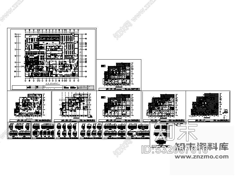施工图某国际大酒店洗衣区室内装修图cad施工图下载【ID:532057616】