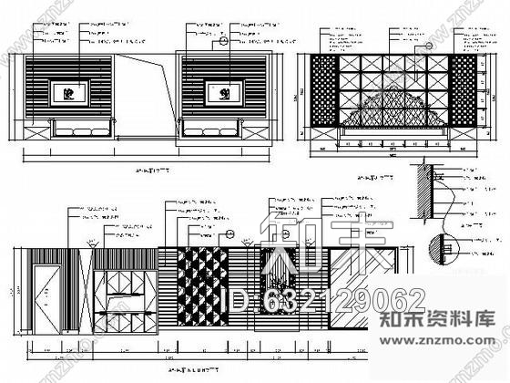 施工图山东某豪华夜总会六套包房施工图cad施工图下载【ID:632129062】