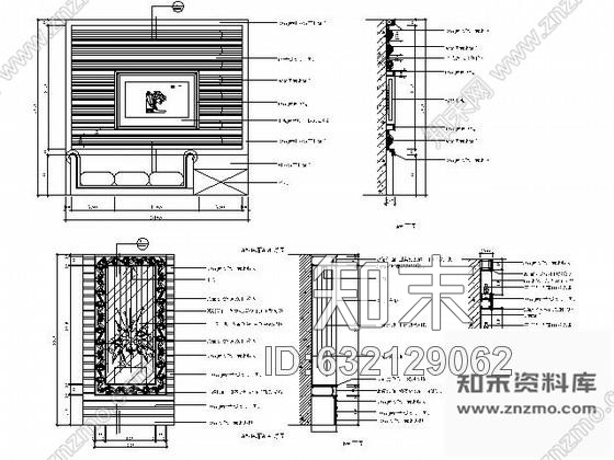 施工图山东某豪华夜总会六套包房施工图cad施工图下载【ID:632129062】