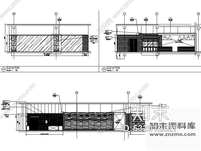 施工图北京星级酒店意大利餐厅装修图cad施工图下载【ID:532012527】