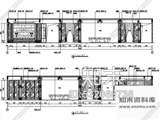 施工图郑州金碧辉煌售楼处室内施工图含电气系统及材料表cad施工图下载【ID:532068738】