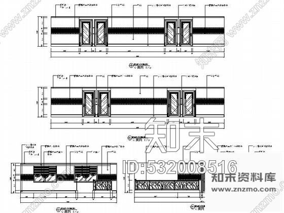 施工图某餐厅及休息区设计装修图cad施工图下载【ID:532008516】